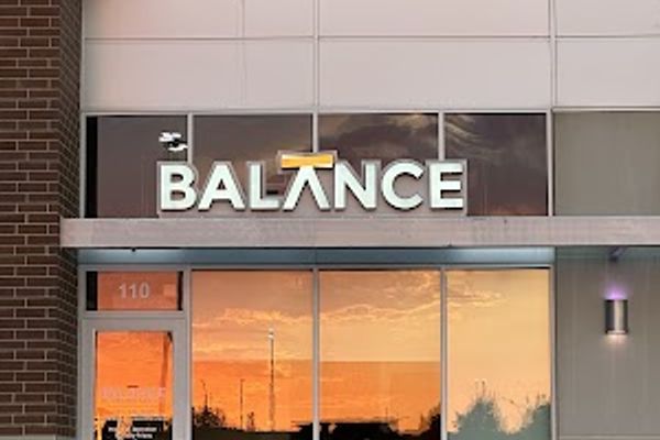 Clean, professional medical spa treatment room with neutral tones at Balance Hormone Center in Des Moines