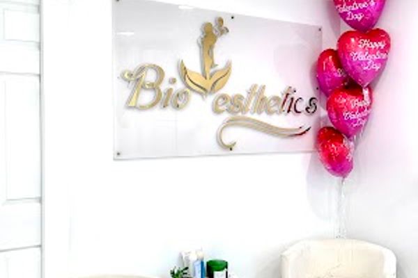 Clean, professional medical spa treatment room with neutral tones at Bio Esthetics in Cambridge