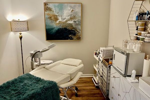 Clean, professional medical spa treatment room with neutral tones at Bodhi Med Spa in Orlando
