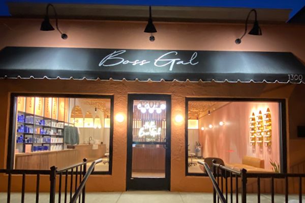 Clean, professional medical spa treatment room with neutral tones at Boss Gal Beauty Bar - Grandview in Columbus