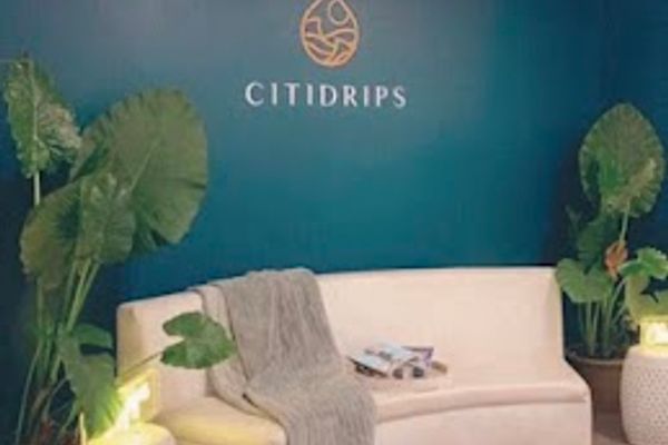 Clean, professional medical spa treatment room with neutral tones at Citi Wellness in Palm Beach Gardens
