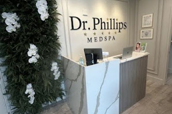 Clean, professional medical spa treatment room with neutral tones at Dr Phillips Medical Spa in Orlando