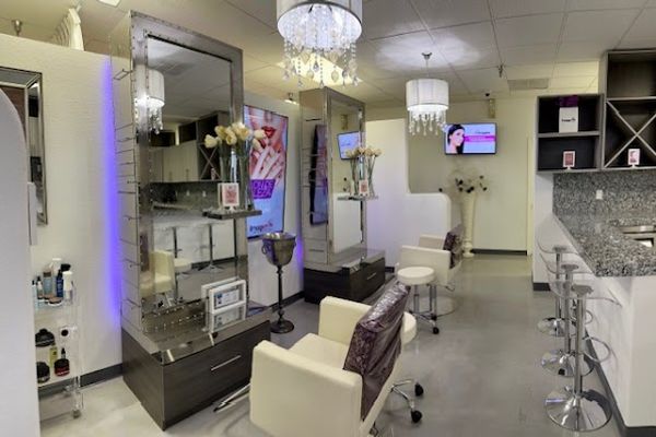 Clean, professional medical spa treatment room with neutral tones at Imagen Medi Spa & Beauty Salon in Las Vegas