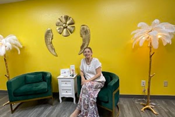Clean, professional medical spa treatment room with neutral tones at Mayra Almonte MedSpa & Wellness Center in Las Vegas