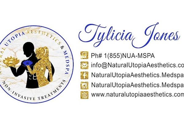 Clean, professional medical spa treatment room with neutral tones at Natural Utopia Aesthetics & Medspa in Virginia Beach