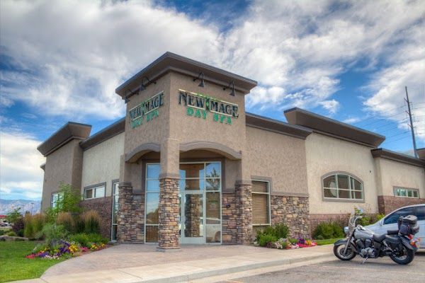 Clean, professional medical spa treatment room with neutral tones at New Image Day & Med Spa in Ogden