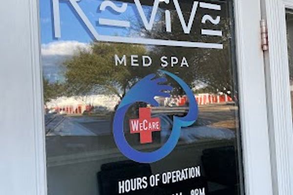 Clean, professional medical spa treatment room with neutral tones at Revive Med Spa in Columbia