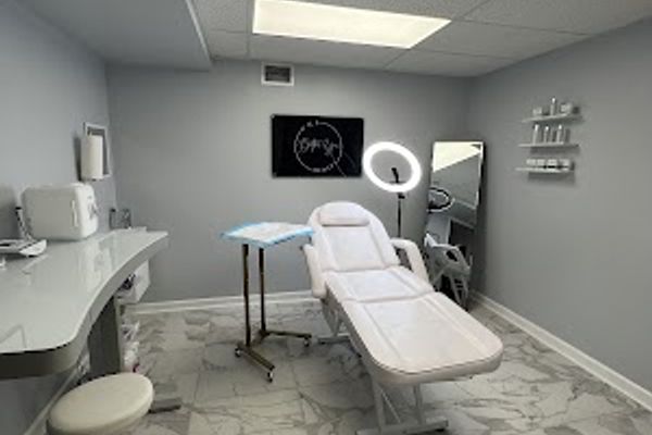 Clean, professional medical spa treatment room with neutral tones at The Better You MedSpa in Cincinnati