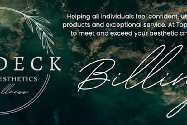Clean, professional medical spa treatment room with neutral tones at Top Deck Medical Aesthetics and Wellness - Billings in Billings