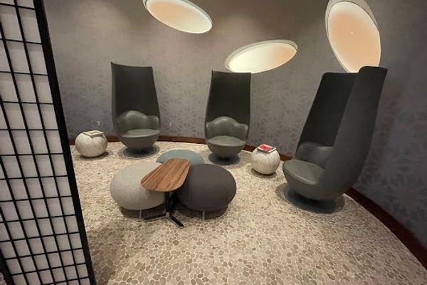 Clean, professional medical spa treatment room with neutral tones at Total on 1st in Birmingham