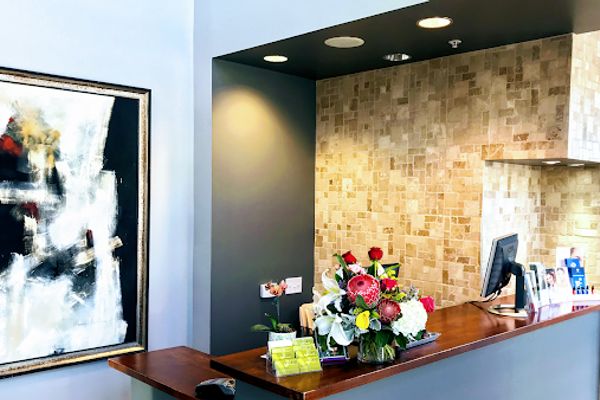 Clean, professional medical spa treatment room with neutral tones at VITAHL Medical Aesthetics in Denver